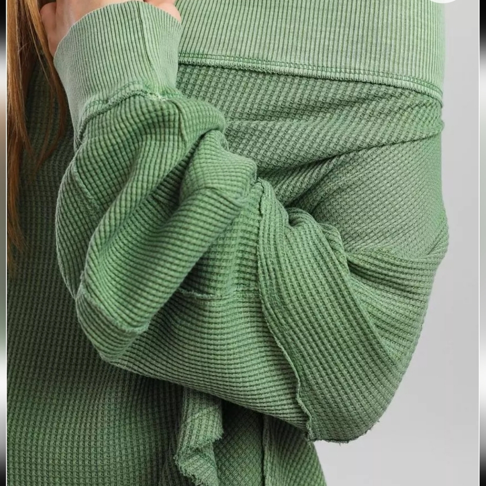 We The Free Close To You Waffle Knit Top - Picture 3 of 6